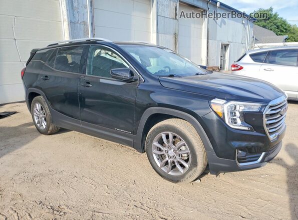 3GKALPEV0NL106570 2022 GMC TERRAIN Black Przód prawy