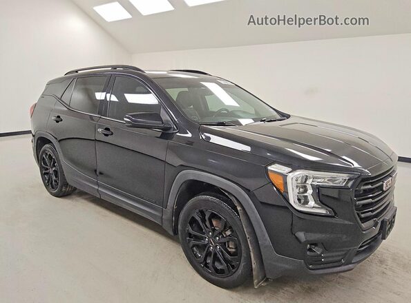 3GKALPEV0NL246957 2022 GMC TERRAIN Black წინა მარჯვენა