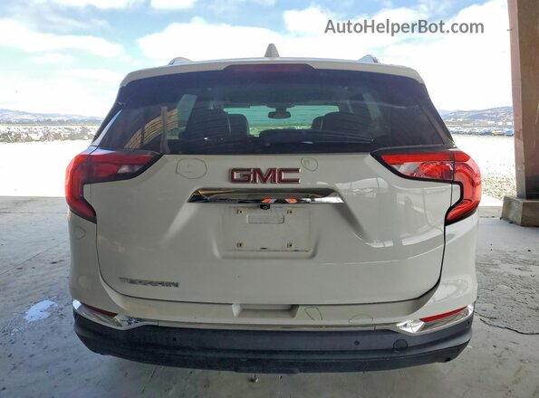 3GKALPEV1KL225322 2019 GMC TERRAIN White Widok z tyłu
