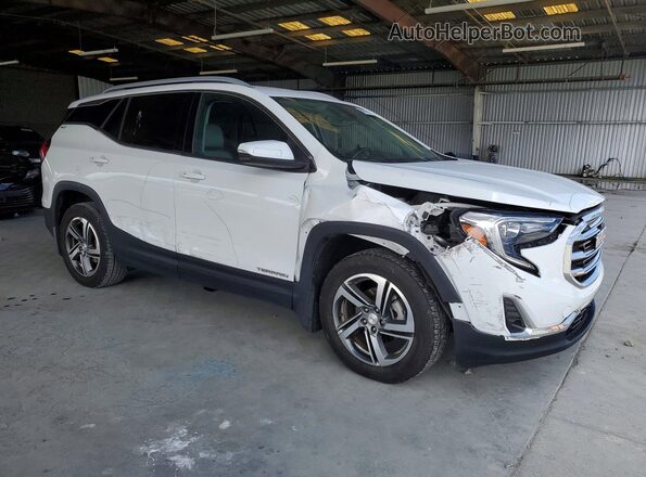 3GKALPEV1KL225322 2019 GMC TERRAIN White Przód prawy