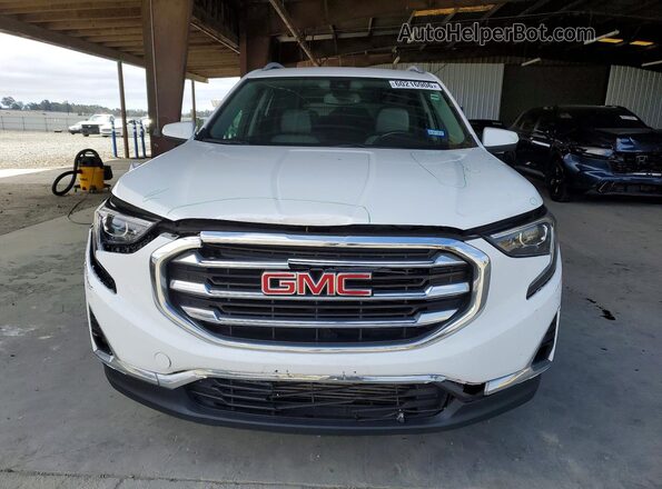 3GKALPEV1KL225322 2019 GMC TERRAIN White Widok z przodu
