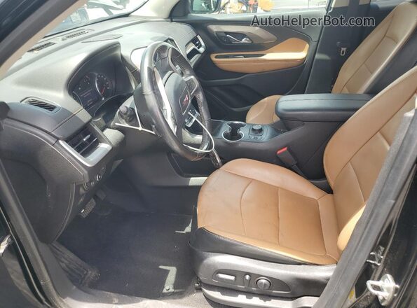 3GKALPEV1KL307759 2019 GMC TERRAIN Black Widok wnętrza z przodu