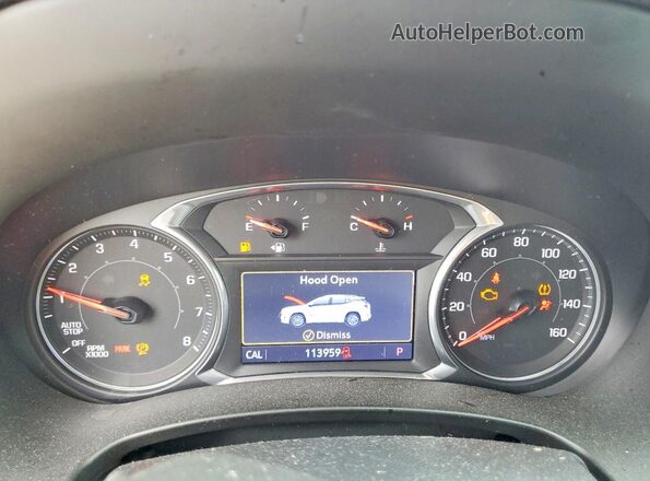 3GKALPEV1LL127103 2020 GMC TERRAIN Красный Вид щитка приборов