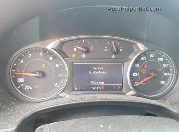 3GKALPEV1LL269886 2020 GMC TERRAIN Белый Вид щитка приборов