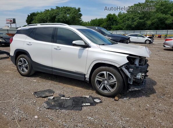 3GKALPEV1ML325228 2021 GMC TERRAIN White Передня права чверть