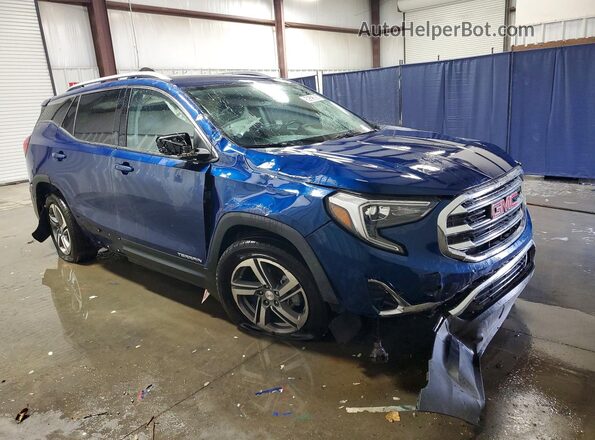 3GKALPEV1ML386529 2021 GMC TERRAIN Blue Передня права чверть