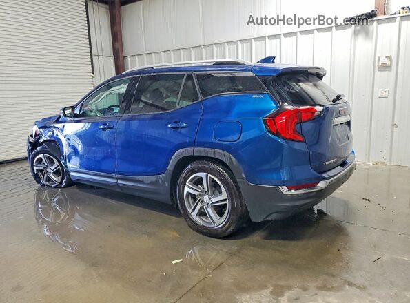 3GKALPEV1ML386529 2021 GMC TERRAIN Blue Задня ліва чверть
