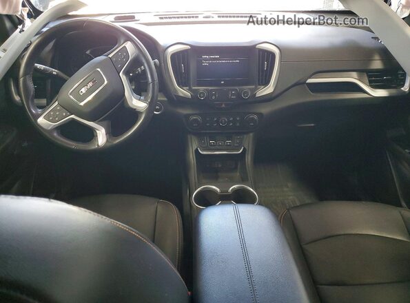 3GKALPEV1ML386529 2021 GMC TERRAIN Blue Вид панелі приладів