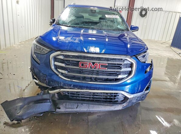 3GKALPEV1ML386529 2021 GMC TERRAIN Blue Вид спереду