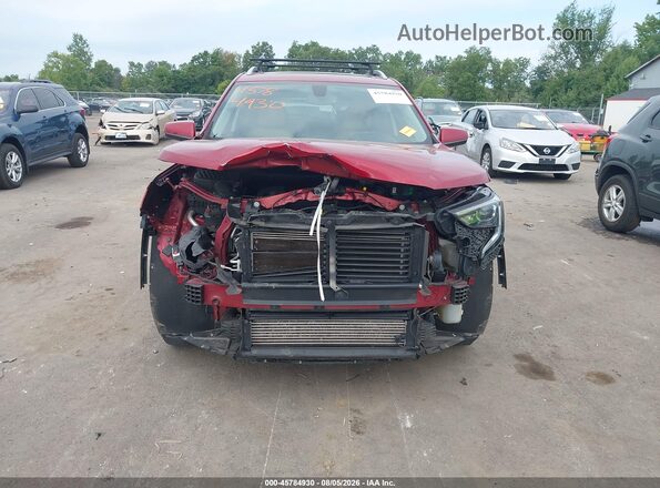 3GKALPEV2JL314864 2018 GMC TERRAIN Maroon Widok z przodu