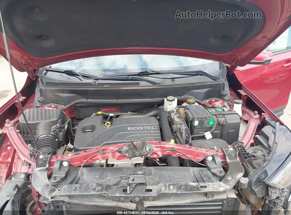 3GKALPEV2JL314864 2018 GMC TERRAIN Maroon Widok z tyłu