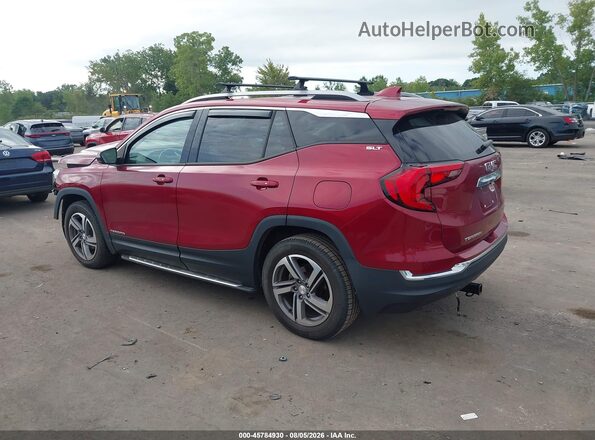 3GKALPEV2JL314864 2018 GMC TERRAIN Maroon Tył lewy
