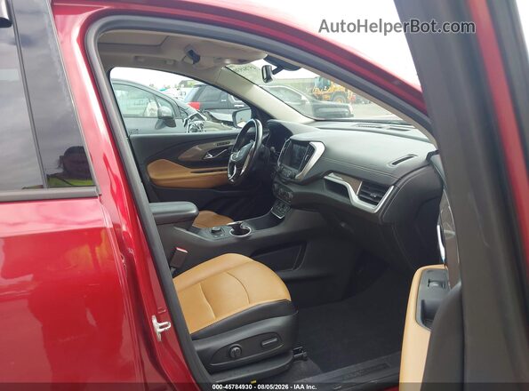 3GKALPEV2JL314864 2018 GMC TERRAIN Maroon Widok wnętrza z przodu