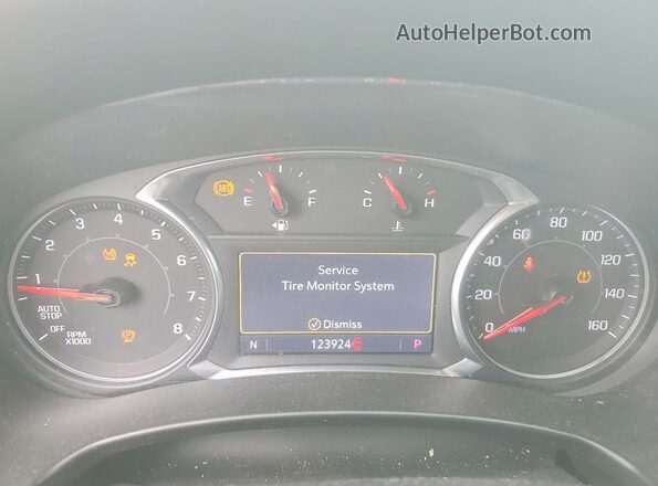 3GKALPEV2KL143776 2019 GMC TERRAIN Silver Vista del cuadro de instrumentos