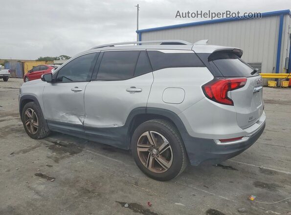 3GKALPEV2KL143776 2019 GMC TERRAIN Silver Trasero izquierdo