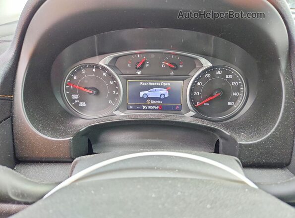 3GKALPEV2KL153451 2019 GMC TERRAIN Burgundy Սարքավորումների վահանակի տեսք