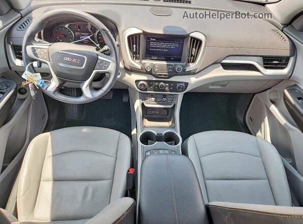 3GKALPEV2LL203315 2020 GMC TERRAIN Серый Вид панели приборов