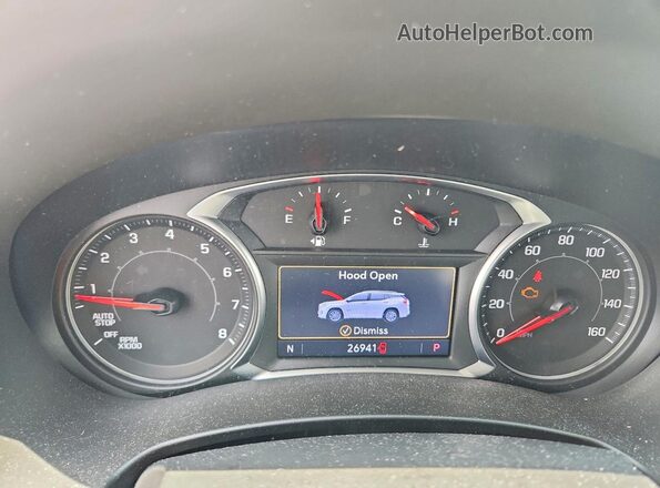 3GKALPEV2LL203315 2020 GMC TERRAIN Серый Вид щитка приборов