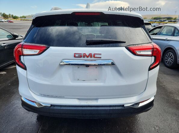3GKALPEV2NL188642 2022 GMC TERRAIN White VIN sticker view