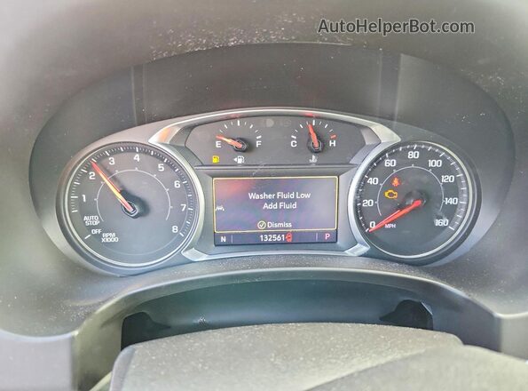 3GKALPEV2NL188642 2022 GMC TERRAIN White Instrument cluster view