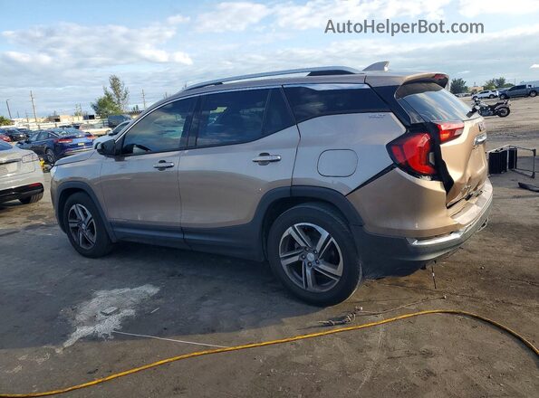 3GKALPEV3JL247370 2018 GMC TERRAIN Tan Հետևի ձախ
