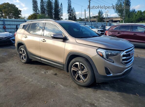 3GKALPEV3JL247370 2018 GMC TERRAIN Tan Առջևի աջ