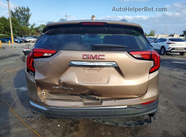 3GKALPEV3JL247370 2018 GMC TERRAIN Tan Հետևի տեսք