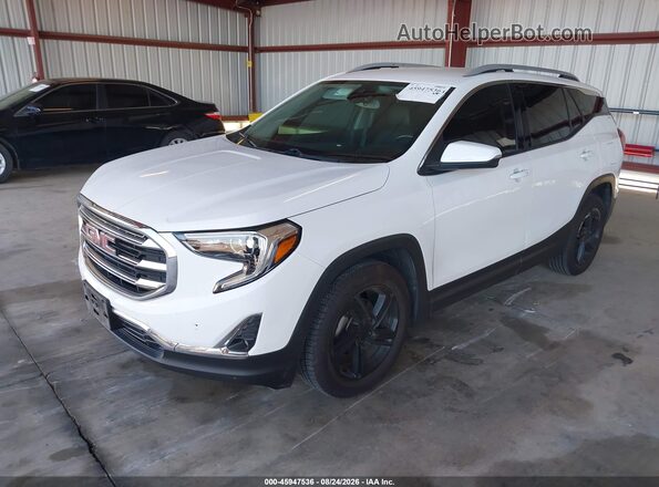 3GKALPEV3ML313033 2021 GMC TERRAIN White წინა მარცხენა ხედი სამი მეოთხედიდან