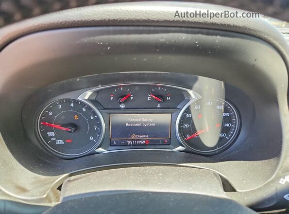 3GKALPEV4KL218719 2019 GMC TERRAIN Серебряный Вид щитка приборов