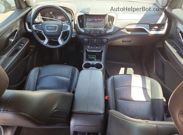3GKALPEV4KL218719 2019 GMC TERRAIN Серебряный Вид панели приборов