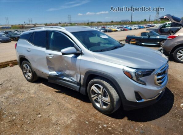 3GKALPEV4KL218719 2019 GMC TERRAIN Серебряный Передняя правая четверть