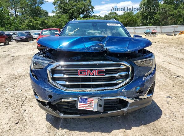 3GKALPEV4LL212419 2020 GMC TERRAIN Blue Front view