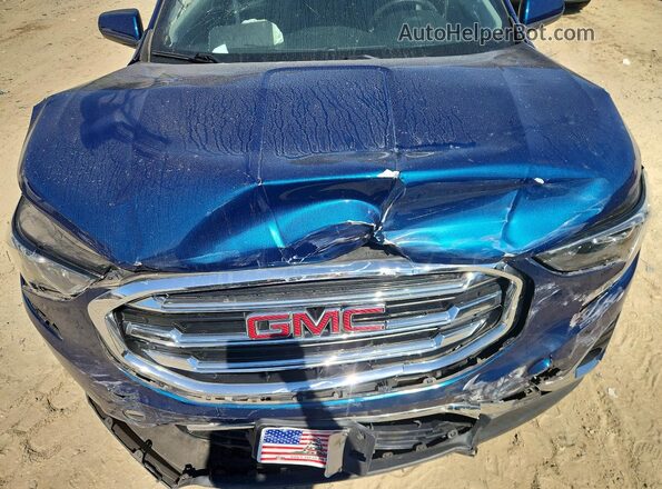 3GKALPEV4LL212419 2020 GMC TERRAIN Blue Engine compartment view