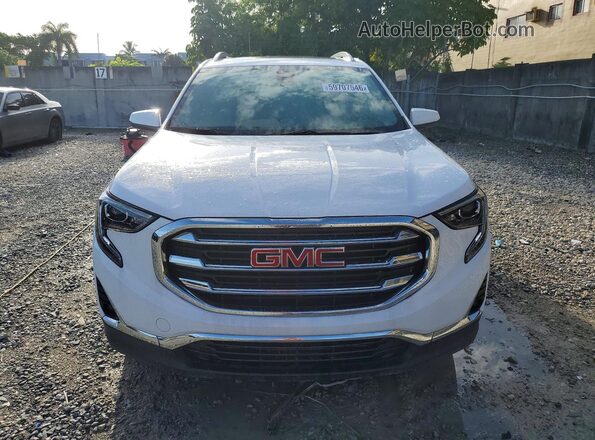 3GKALPEV5ML374335 2021 GMC TERRAIN White Դիմացի տեսք
