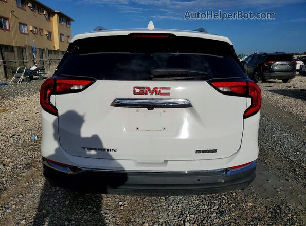 3GKALPEV5ML374335 2021 GMC TERRAIN White Հետևի տեսք