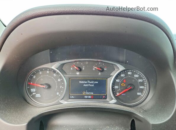 3GKALPEV6KL304064 2019 GMC TERRAIN Красный Вид щитка приборов