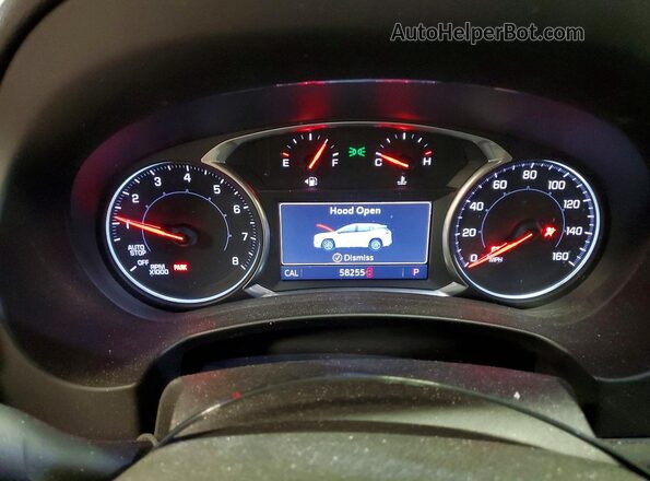 3GKALPEV7ML342857 2021 GMC TERRAIN White Widok zestawu wskaźników