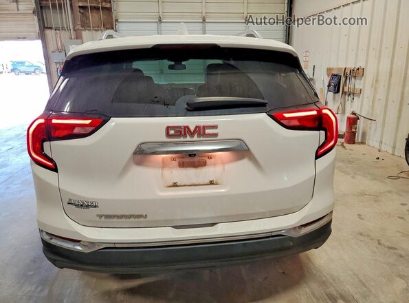 3GKALPEV7ML342857 2021 GMC TERRAIN White Widok z tyłu