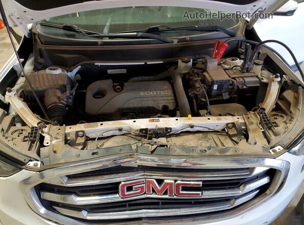 3GKALPEV7ML342857 2021 GMC TERRAIN White Widok komory silnika