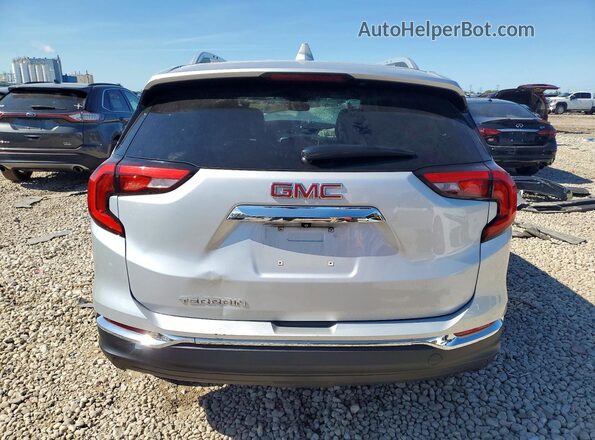 3GKALPEV8KL176345 2019 GMC TERRAIN Silver Вид ззаду