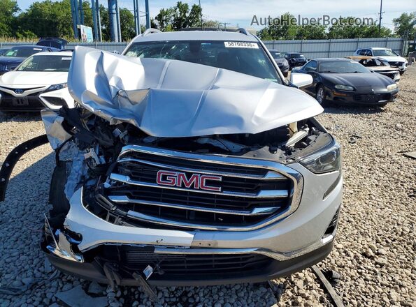 3GKALPEV8KL176345 2019 GMC TERRAIN Silver Вид спереду