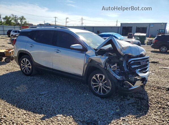 3GKALPEV8KL176345 2019 GMC TERRAIN Silver Передня права чверть