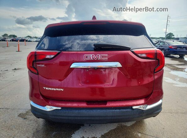 3GKALPEV8KL224331 2019 GMC TERRAIN Красный Вид сзади