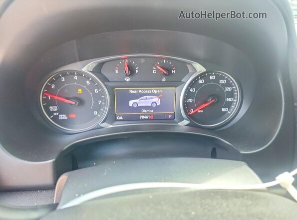 3GKALPEV8KL224331 2019 GMC TERRAIN Красный Вид щитка приборов