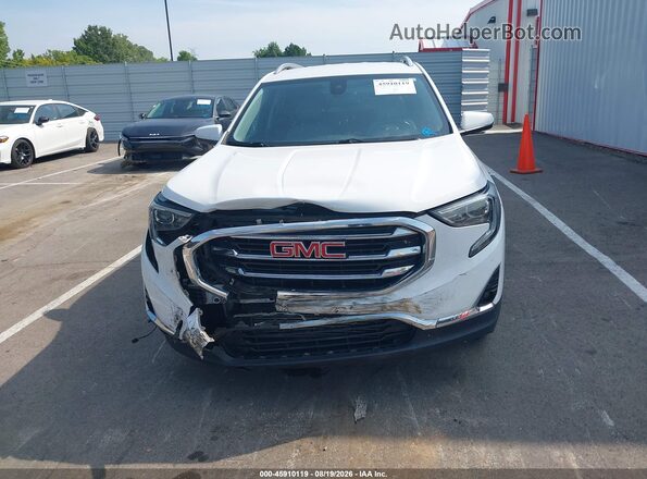 3GKALPEV8KL339642 2019 GMC TERRAIN White Instrument cluster view