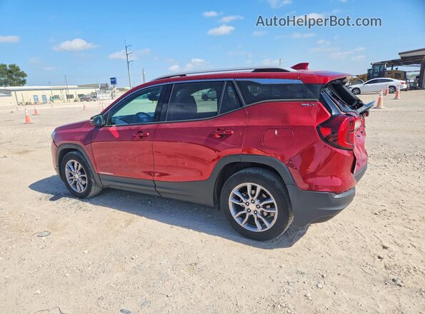 3GKALPEV8NL101648 2022 GMC TERRAIN Maroon Задня ліва чверть