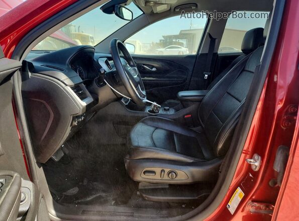 3GKALPEV8NL101648 2022 GMC TERRAIN Maroon Вид салону спереду