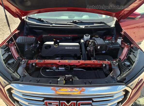 3GKALPEV8NL101648 2022 GMC TERRAIN Maroon Вид підкапотного простору