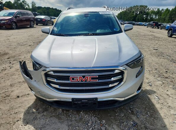 3GKALPEV9KL247309 2019 GMC TERRAIN Silver Widok z przodu