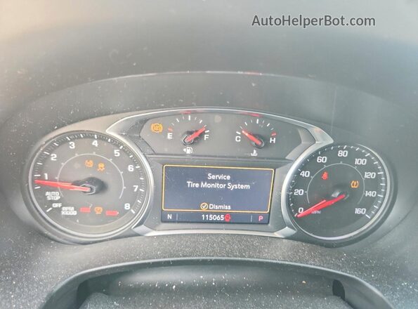 3GKALPEV9KL247309 2019 GMC TERRAIN Silver Widok zestawu wskaźników